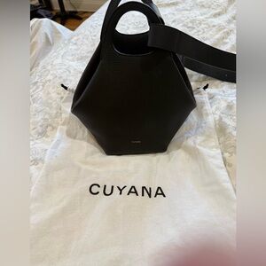 Cuyana Black Paloma Bag, small.